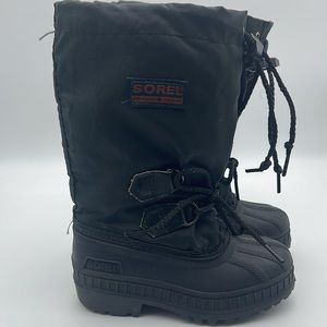 Sorel Kaufman Canada Youth Snow Boots Liner Warm Winter Sz 10